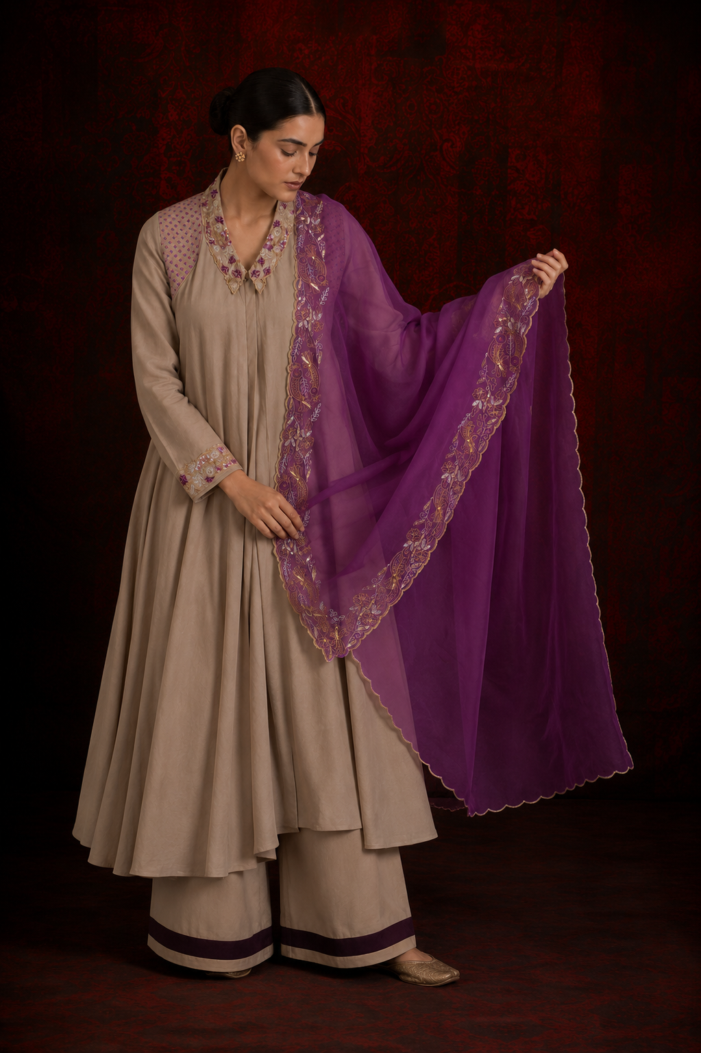 Noor Mulmul Kurta Set