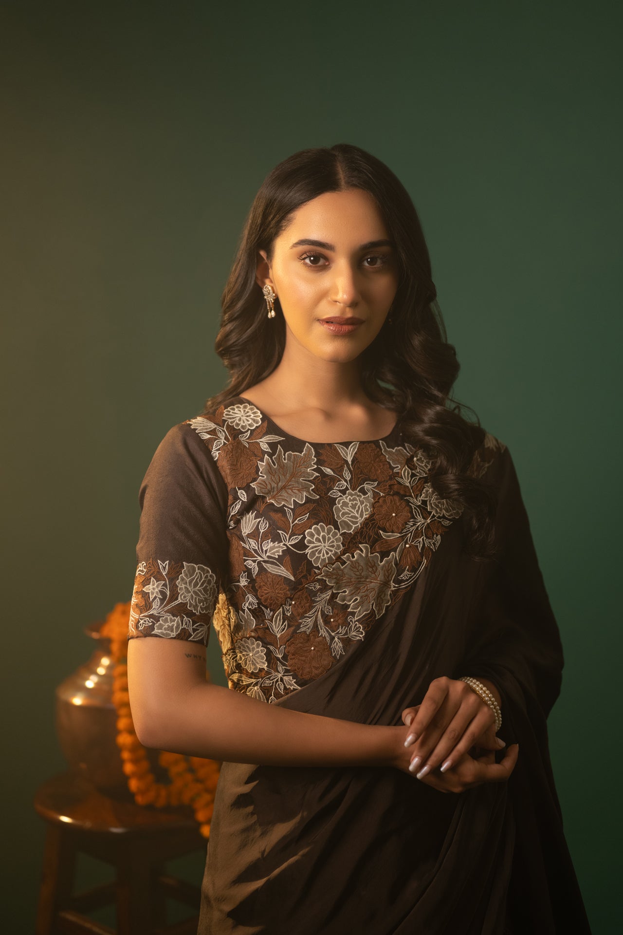 Chiffon Lehenga Set